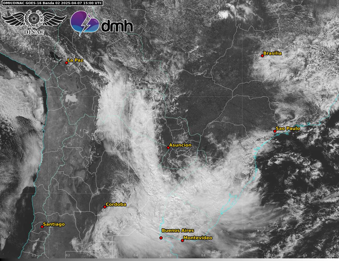 Imagen Satelital - GOES 16