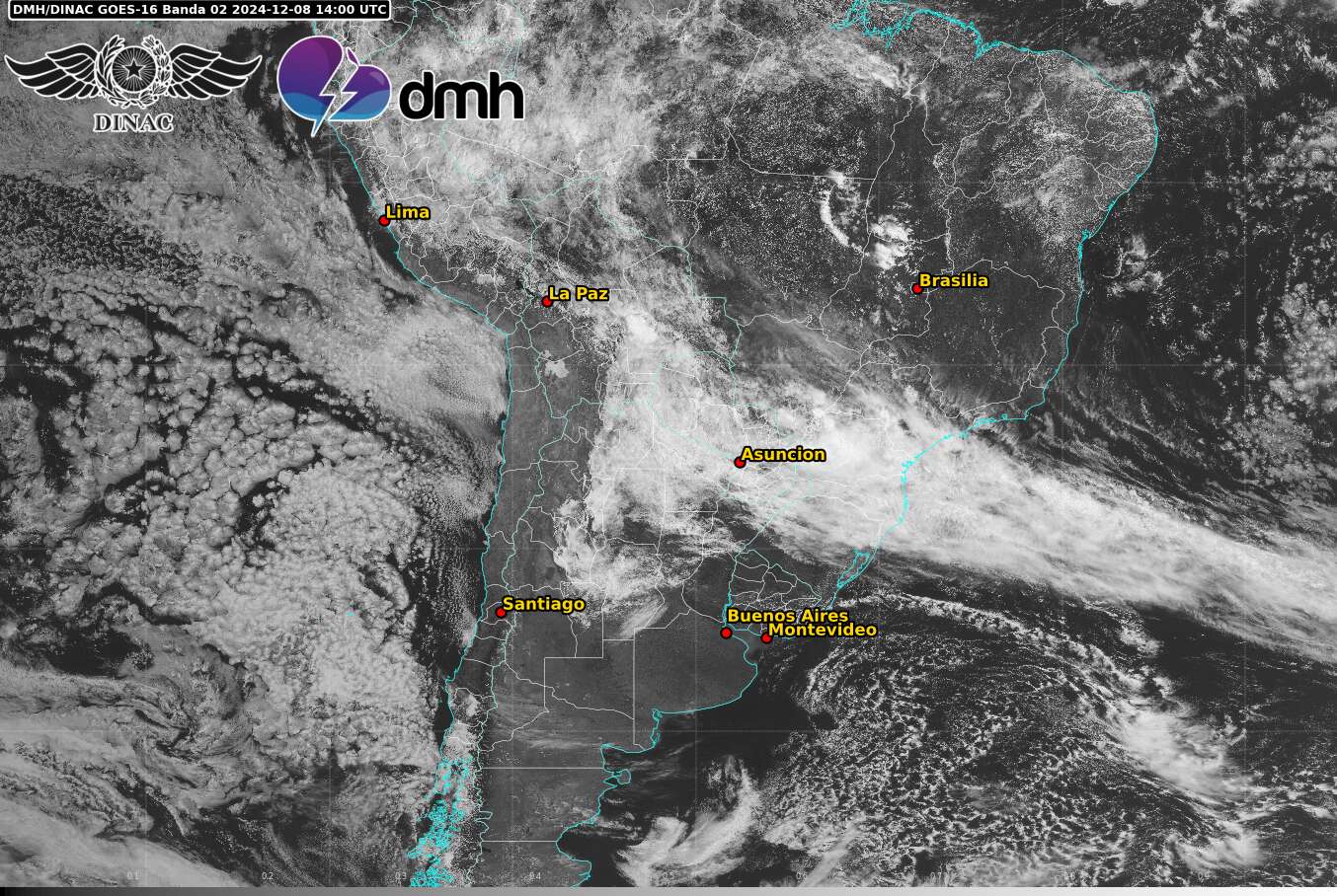 Imagen Satelital - GOES 16