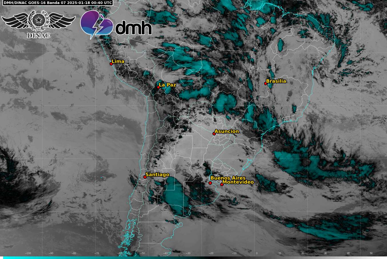 Imagen Satelital - GOES 16