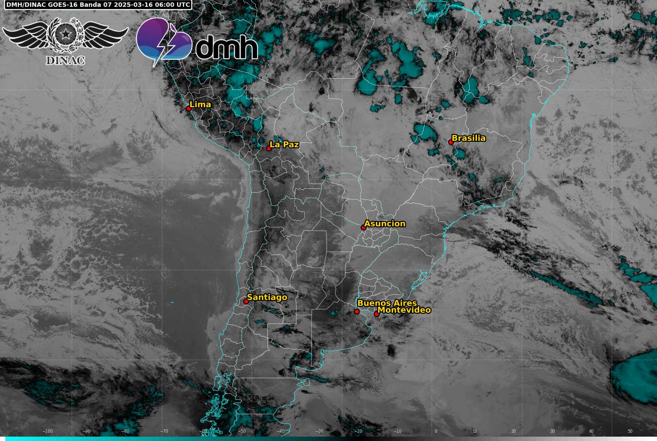 Imagen Satelital - GOES 16