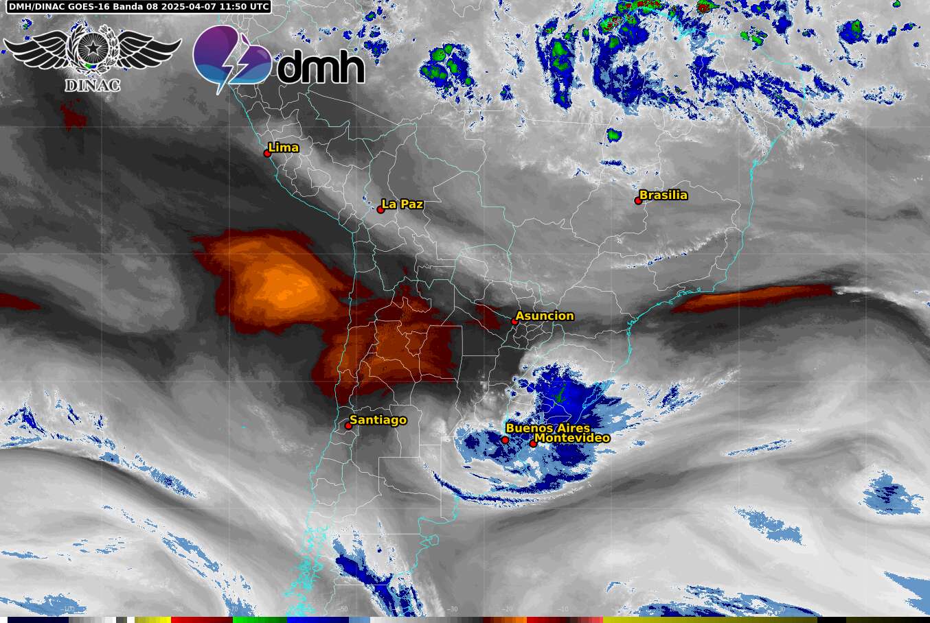 Imagen Satelital - GOES 16