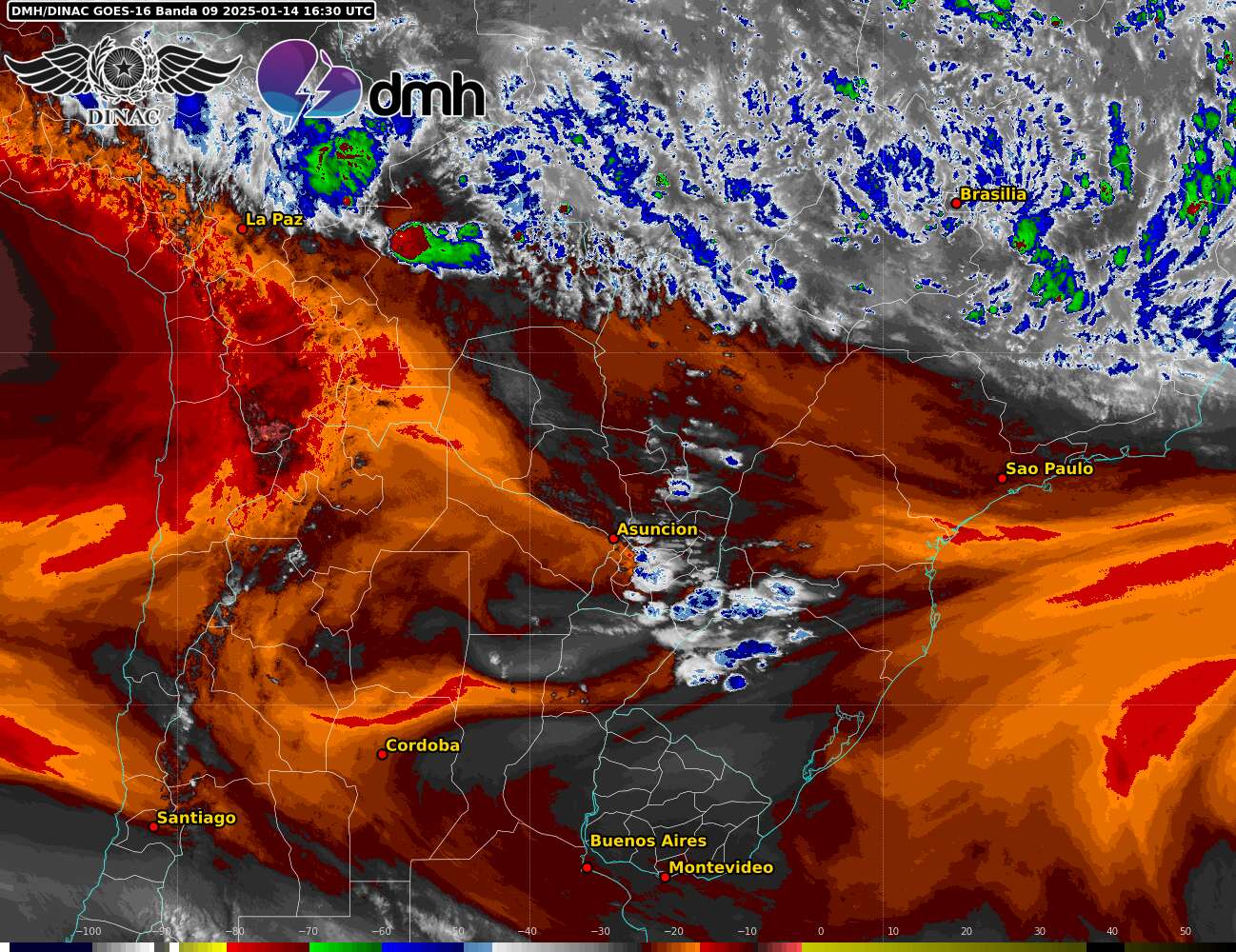 Imagen Satelital - GOES 16