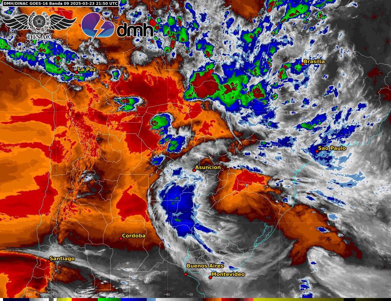 Imagen Satelital - GOES 16