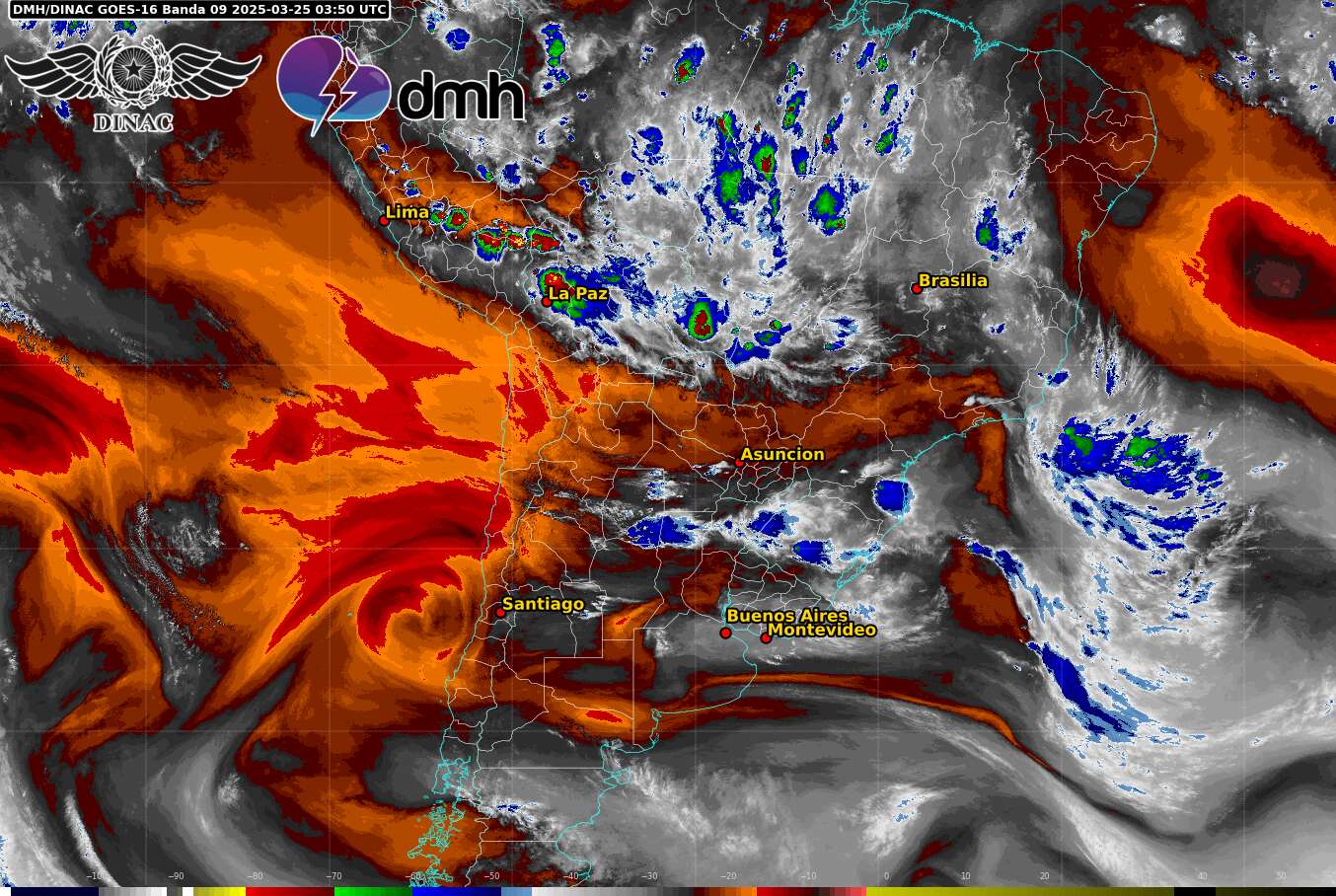Imagen Satelital - GOES 16