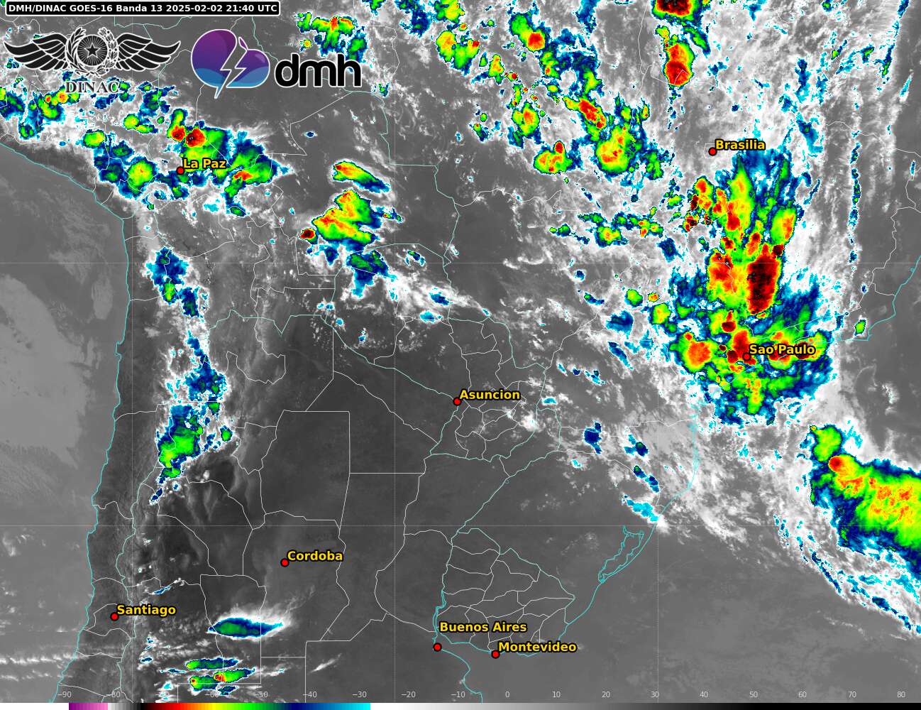 Imagen Satelital - GOES 16