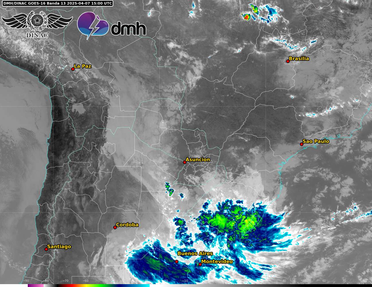 Imagen Satelital - GOES 16
