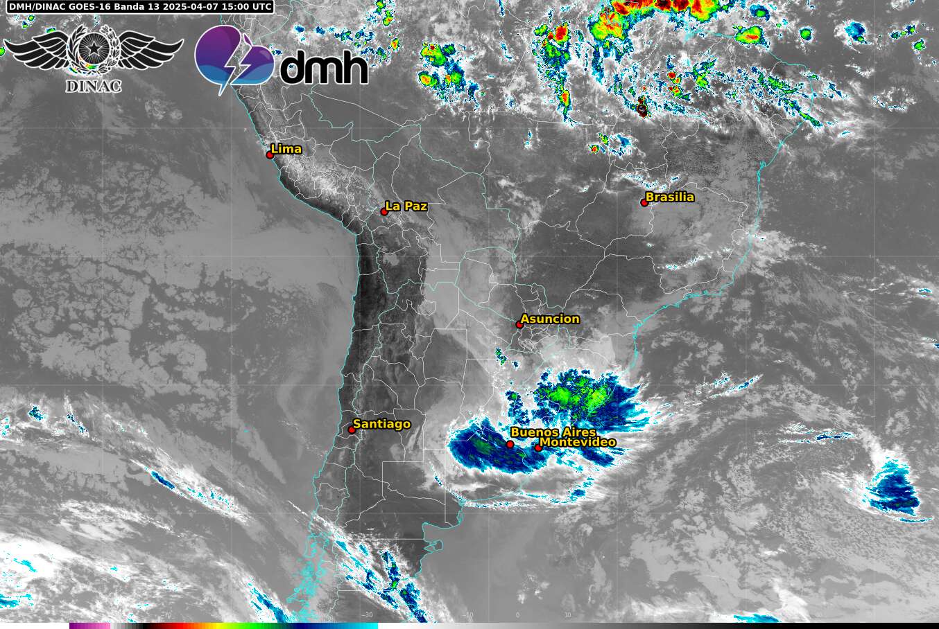 Imagen Satelital - GOES 16