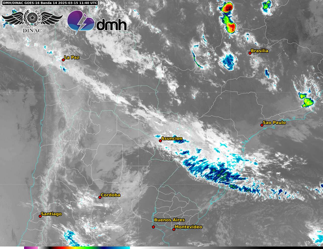 Imagen Satelital - GOES 16