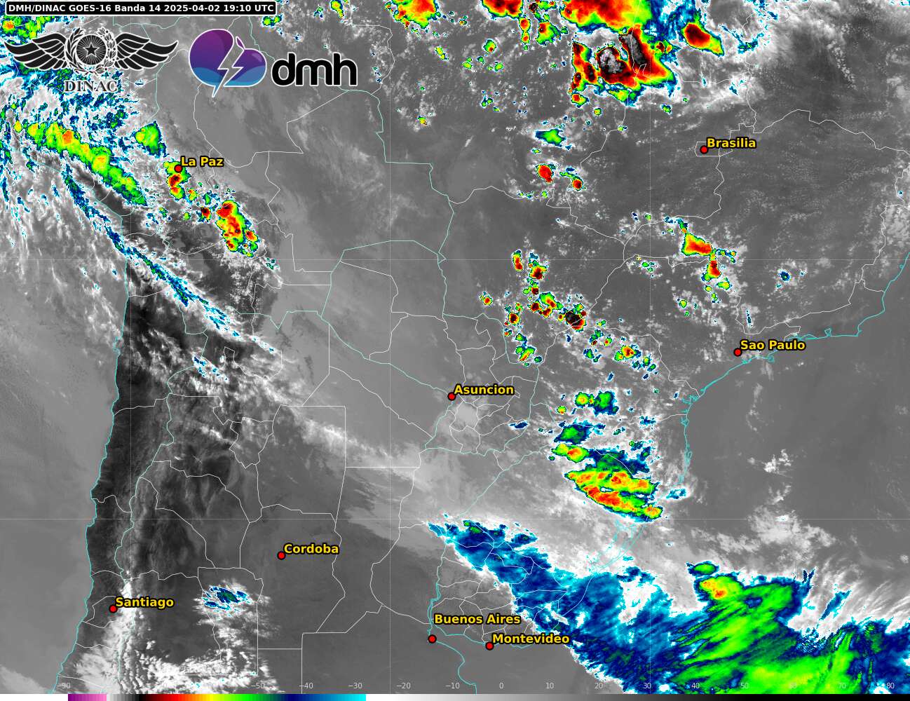 Imagen Satelital - GOES 16
