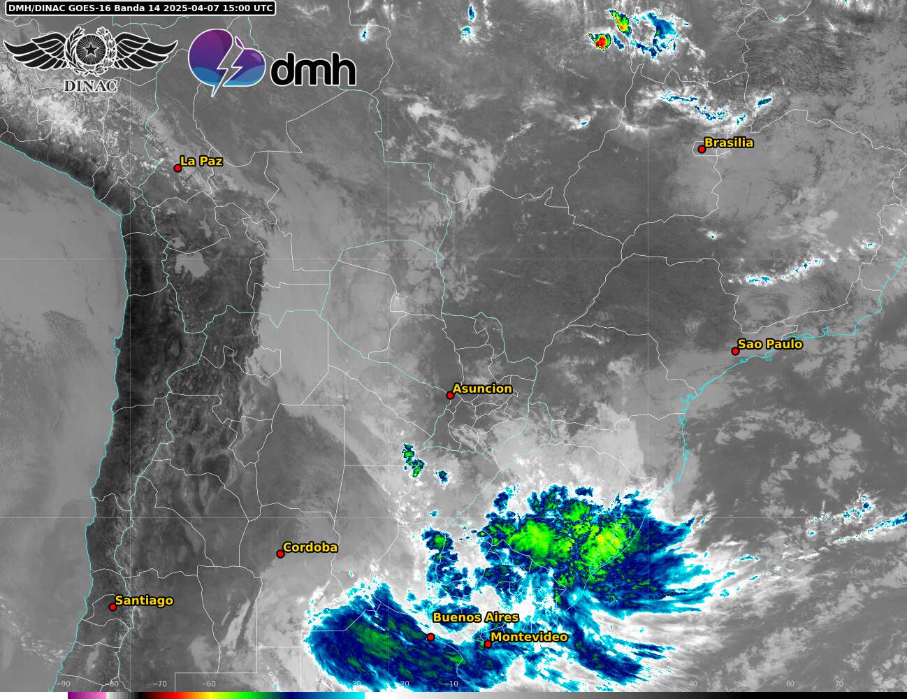 Imagen Satelital - GOES 16