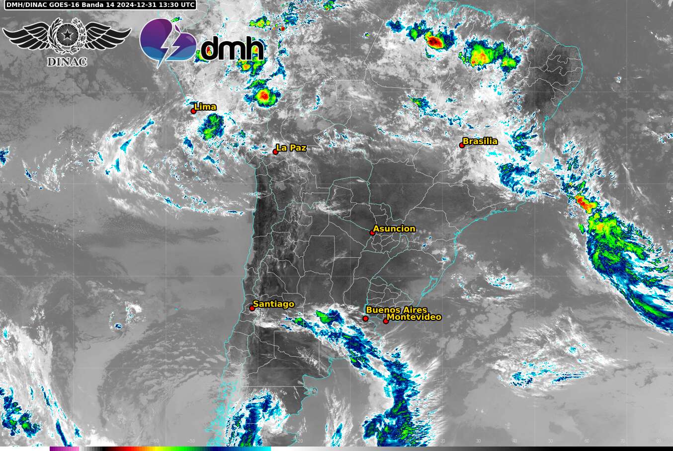 Imagen Satelital - GOES 16