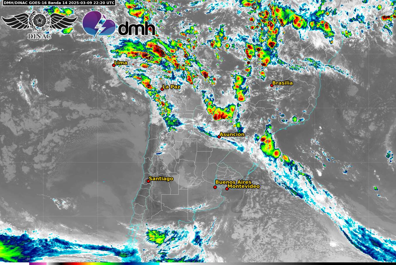 Imagen Satelital - GOES 16