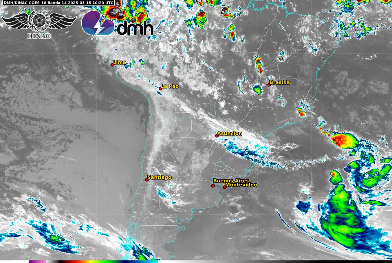Imagen Satelital - GOES 16