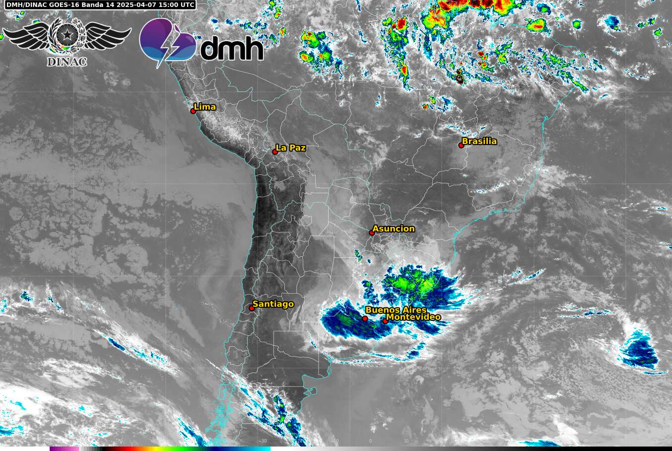 Imagen Satelital - GOES 16