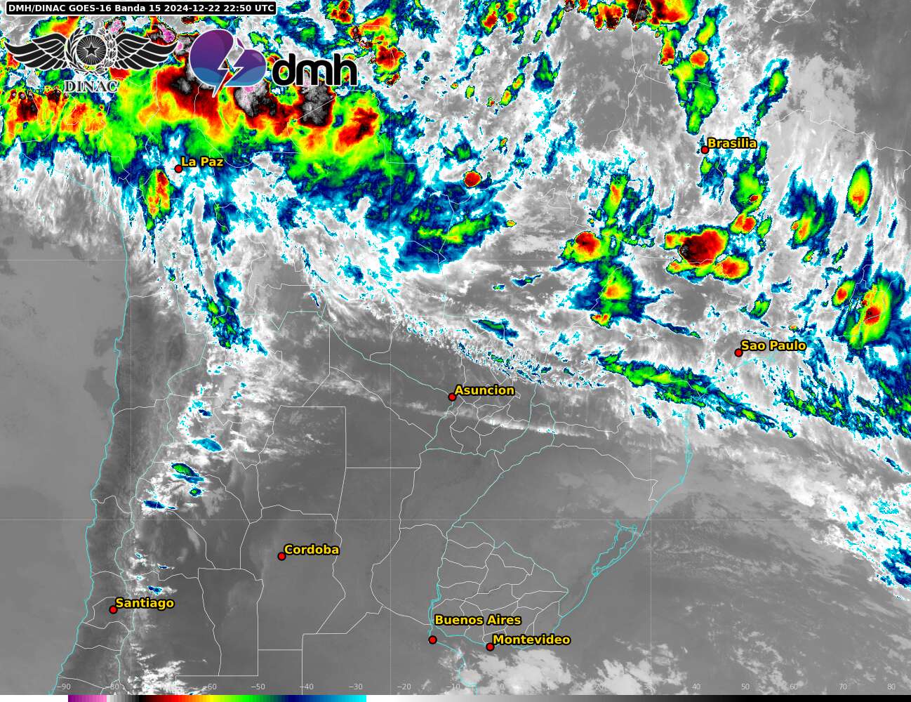 Imagen Satelital - GOES 16