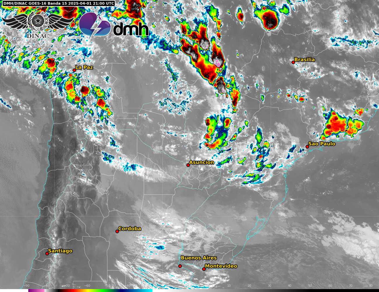 Imagen Satelital - GOES 16