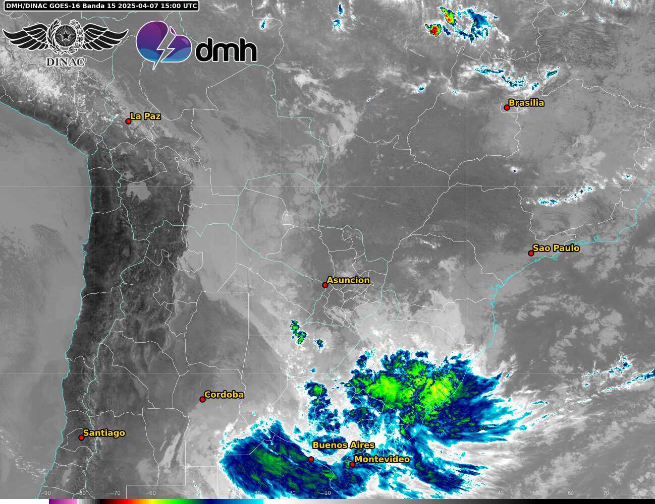 Imagen Satelital - GOES 16