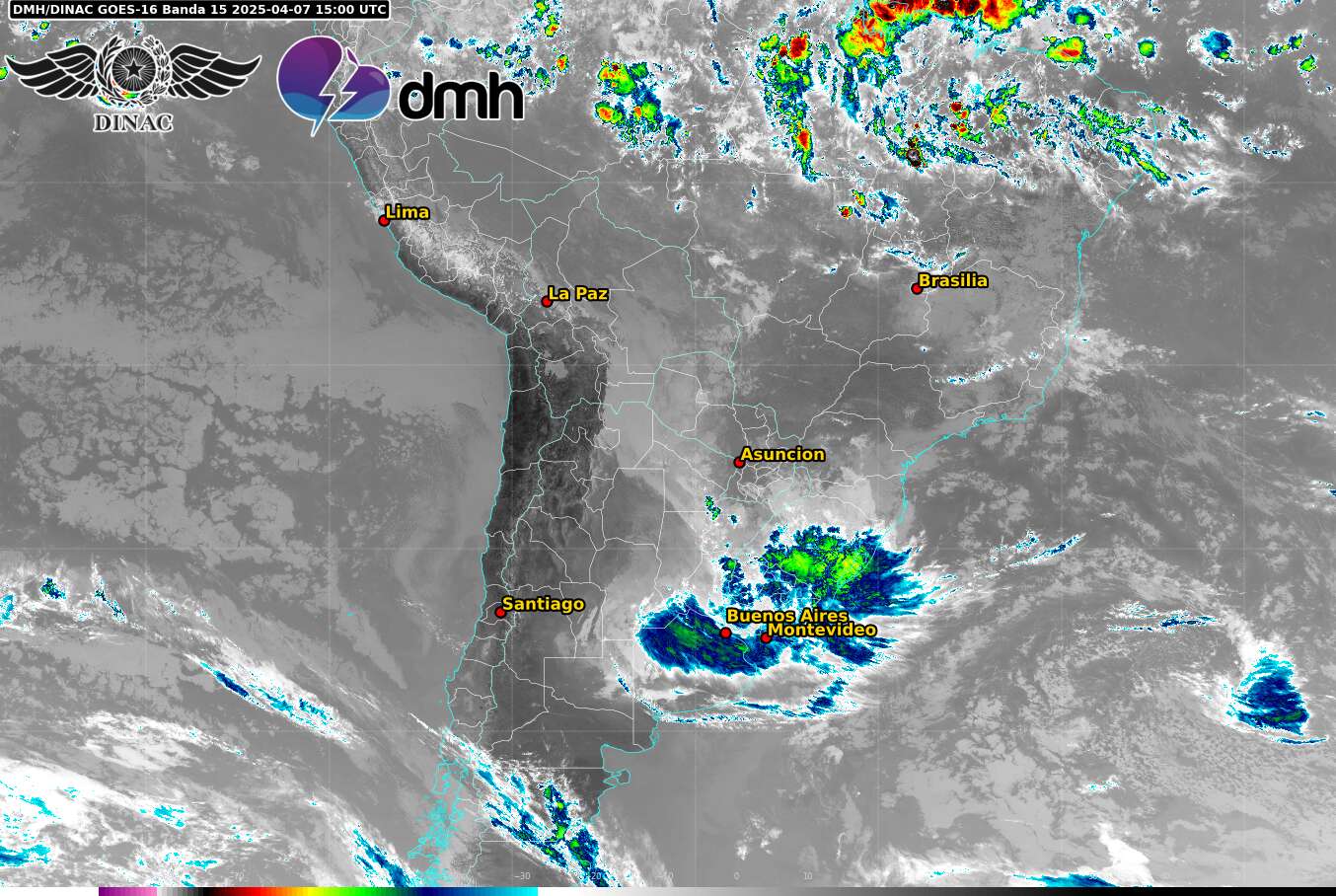 Imagen Satelital - GOES 16