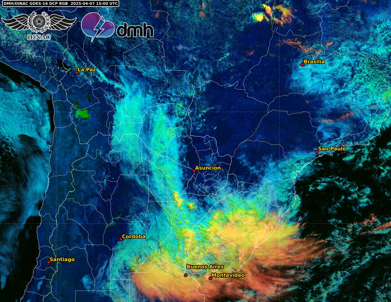 Imagen Satelital - GOES 16