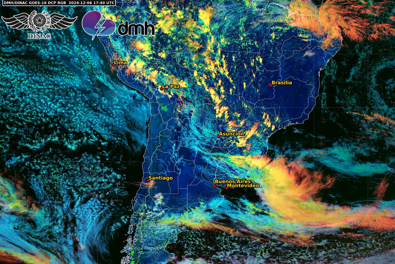 Imagen Satelital - GOES 16