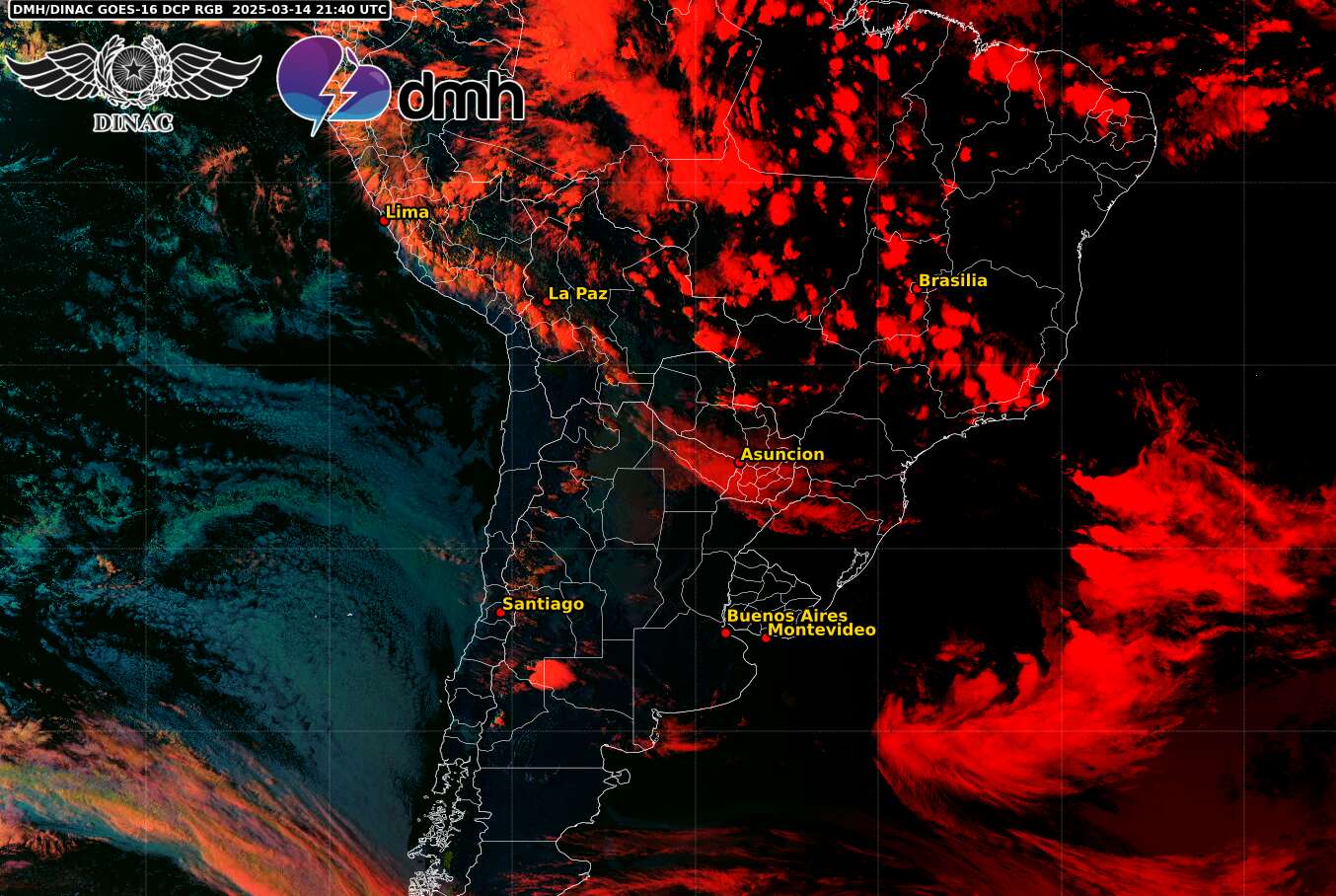 Imagen Satelital - GOES 16