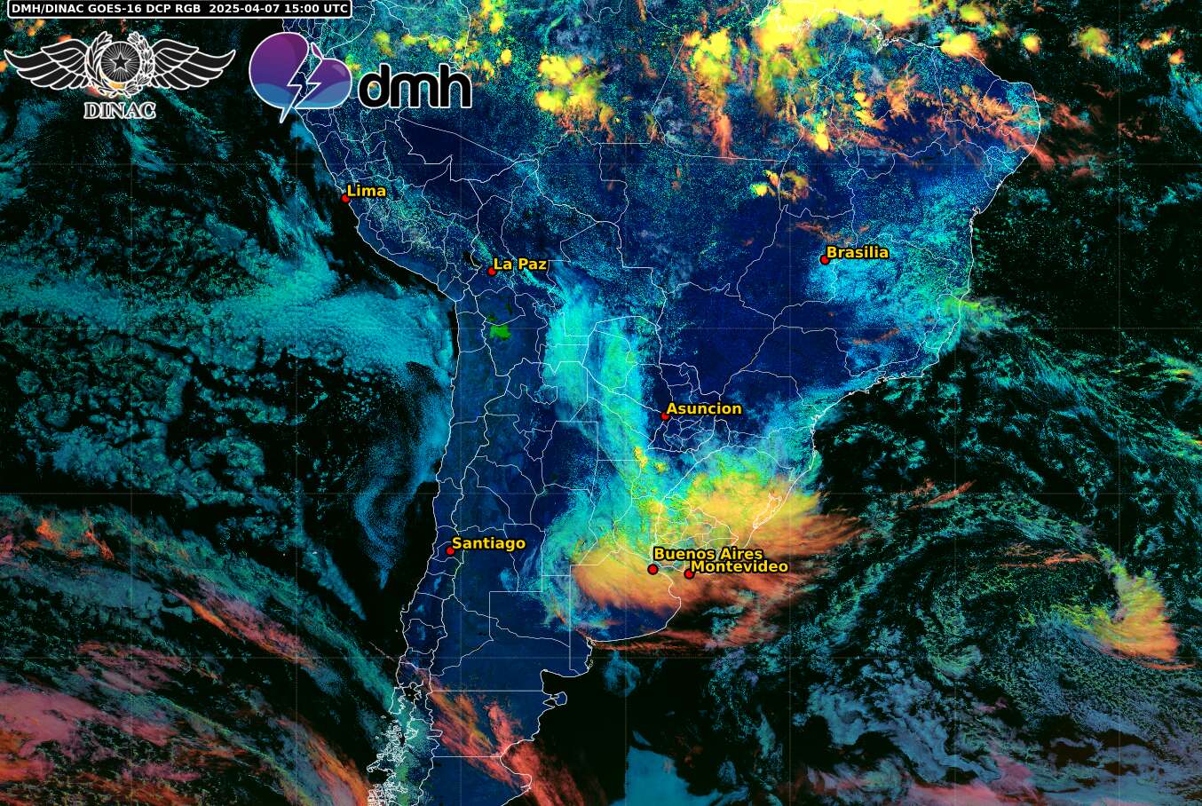 Imagen Satelital - GOES 16