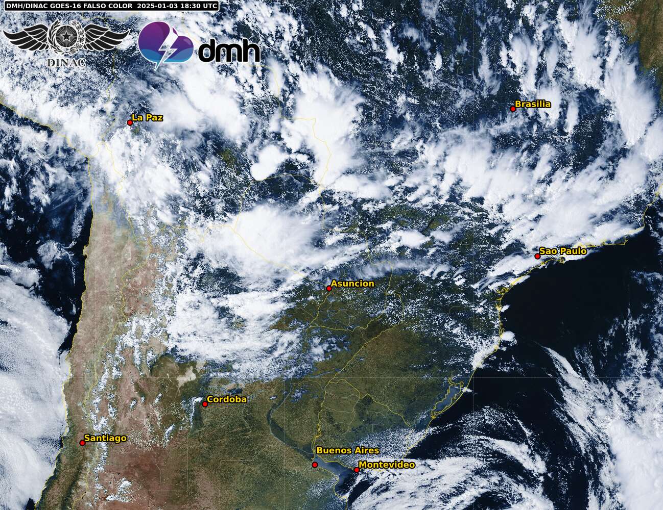 Imagen Satelital - GOES 16