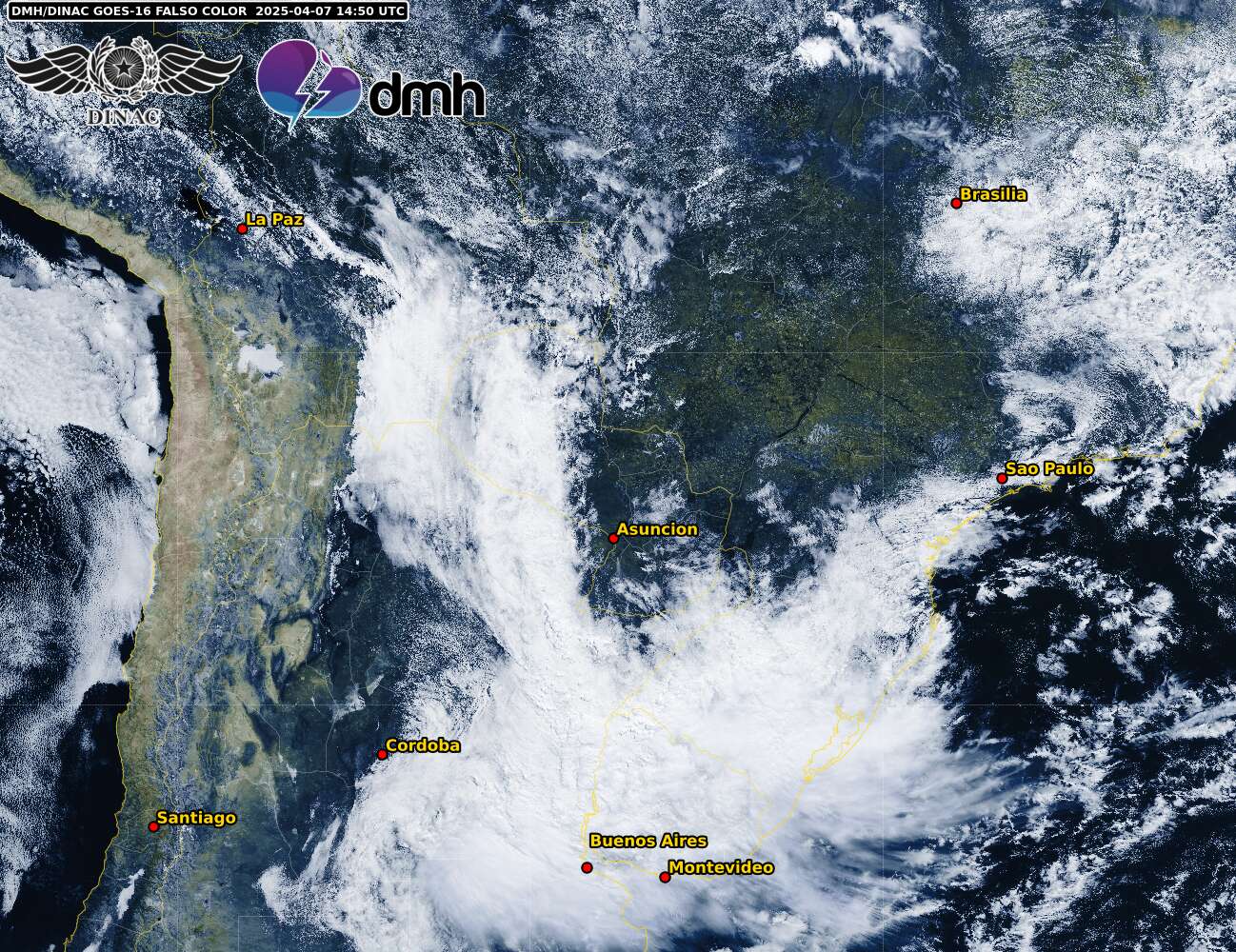 Imagen Satelital - GOES 16