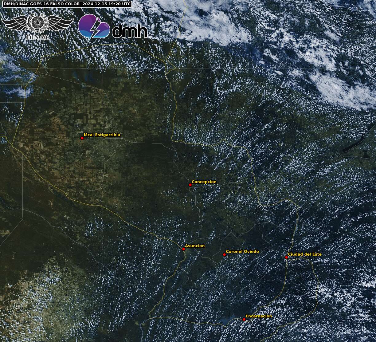 Imagen Satelital - GOES 16