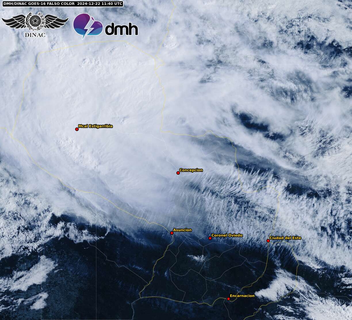 Imagen Satelital - GOES 16