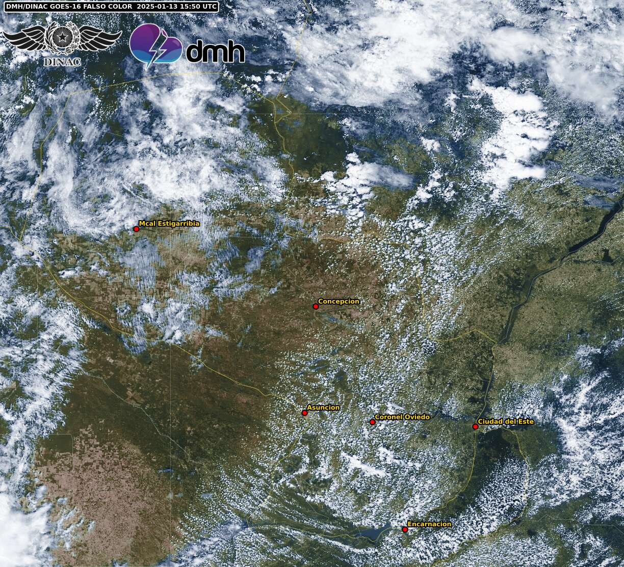 Imagen Satelital - GOES 16