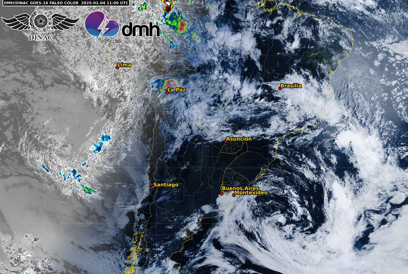 Imagen Satelital - GOES 16