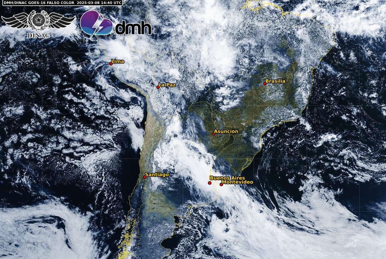 Imagen Satelital - GOES 16
