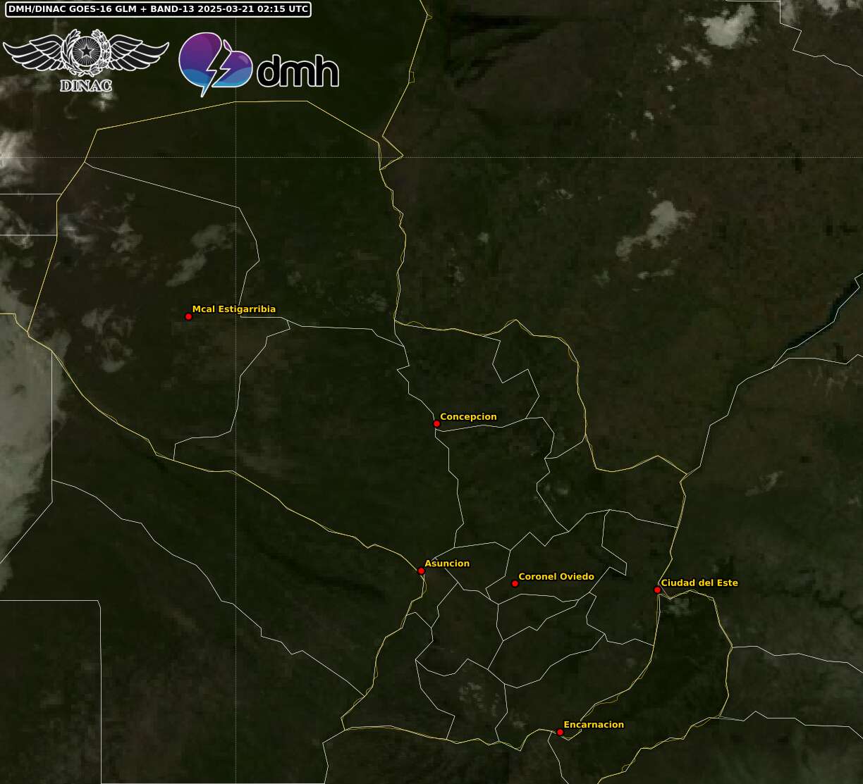 Imagen Satelital - GOES 16