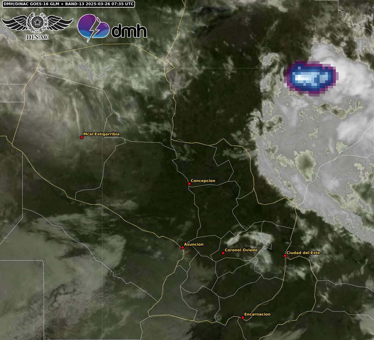 Imagen Satelital - GOES 16