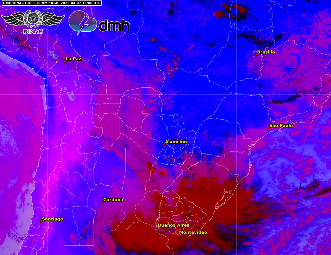 Imagen Satelital - GOES 16