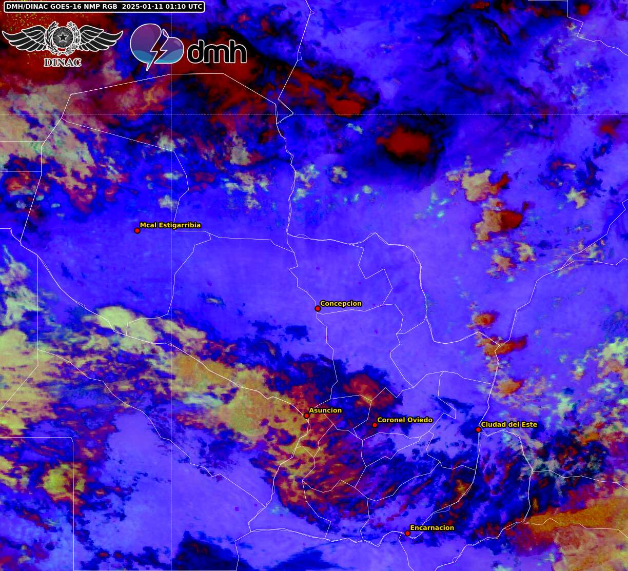 Imagen Satelital - GOES 16