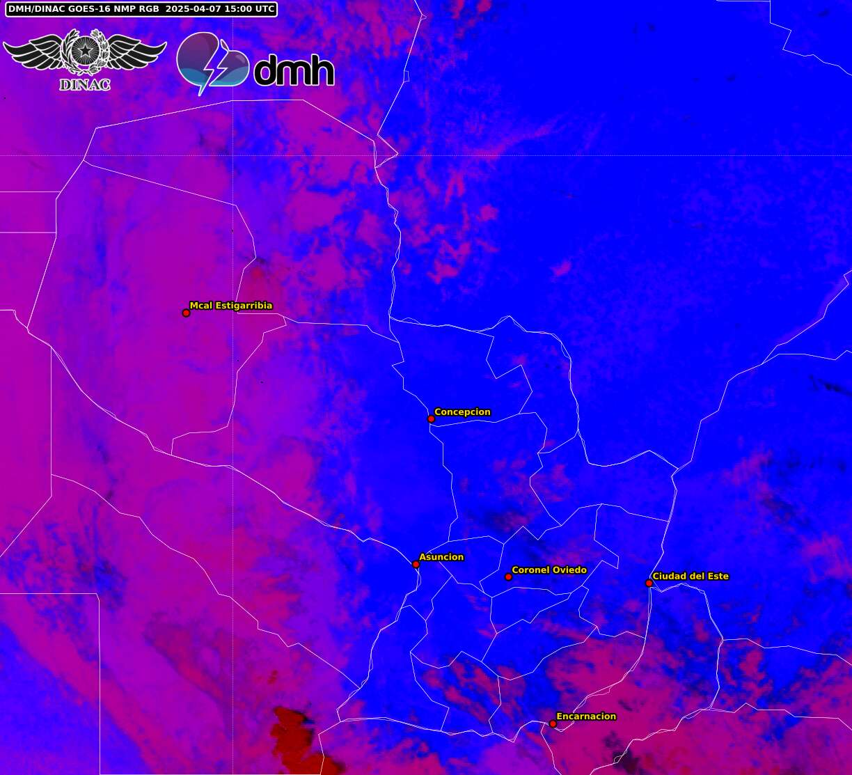 Imagen Satelital - GOES 16