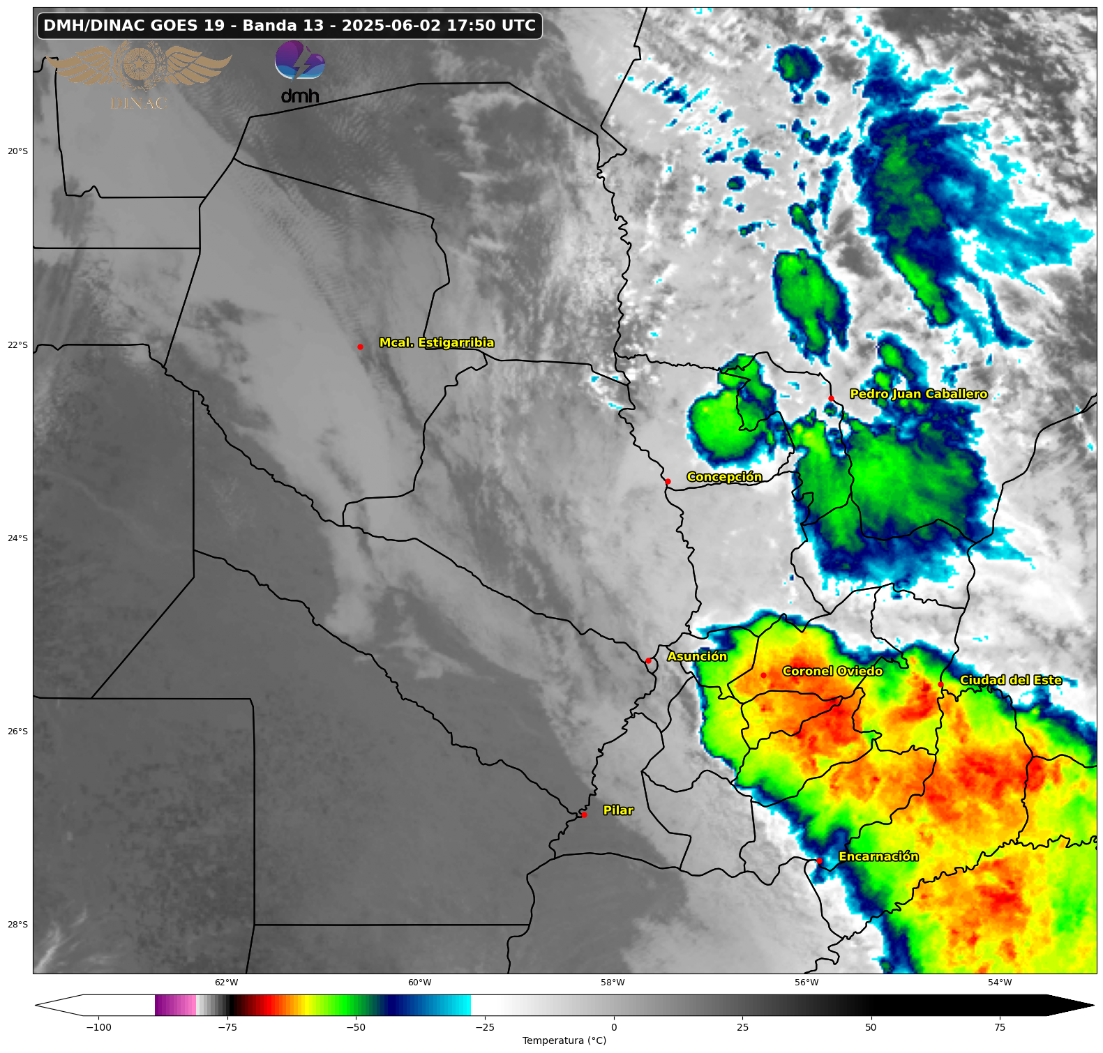 Imagen Satelital GOES-16