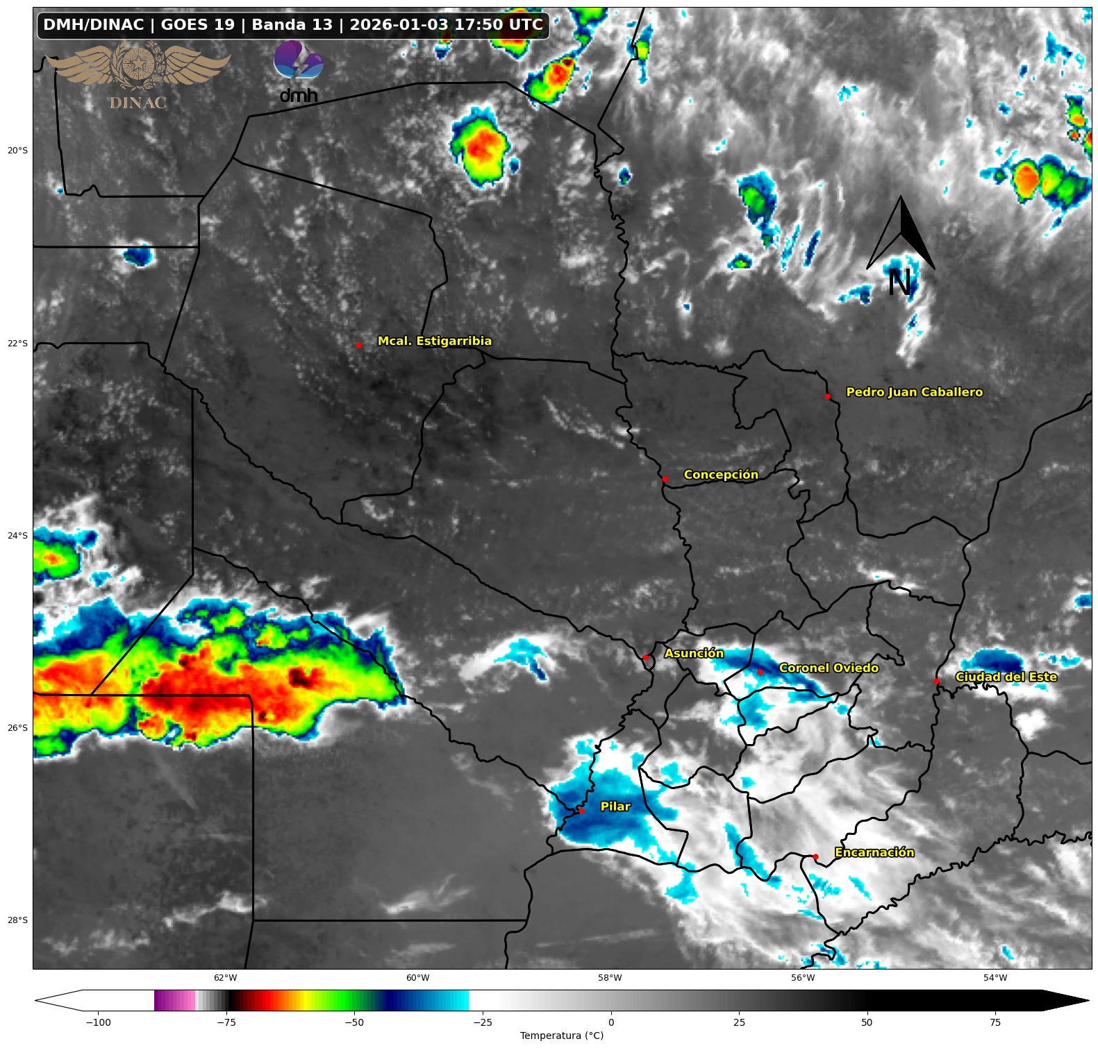 Imagen Satelital GOES-16
