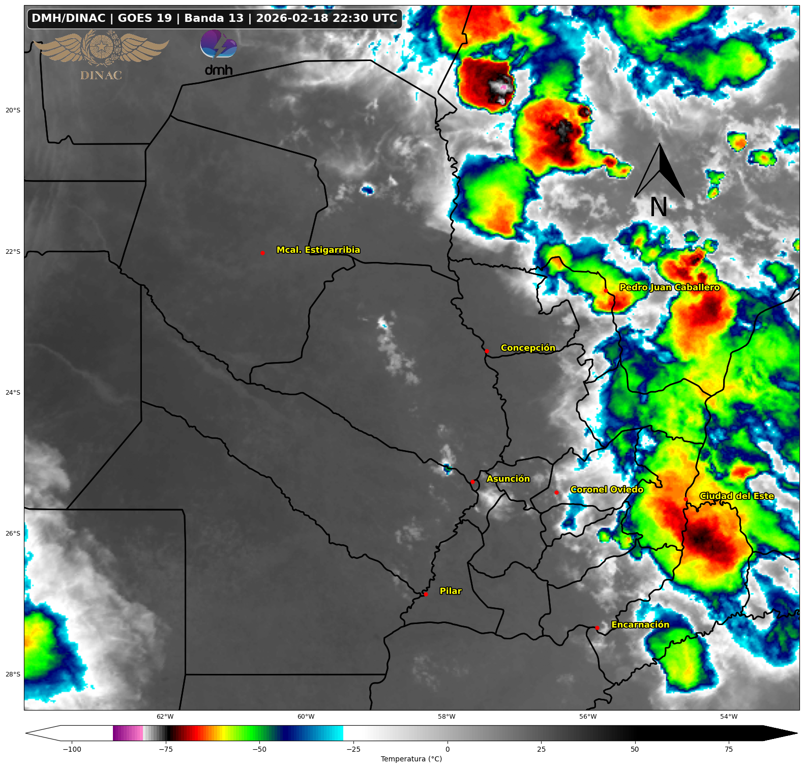 Imagen Satelital GOES-16