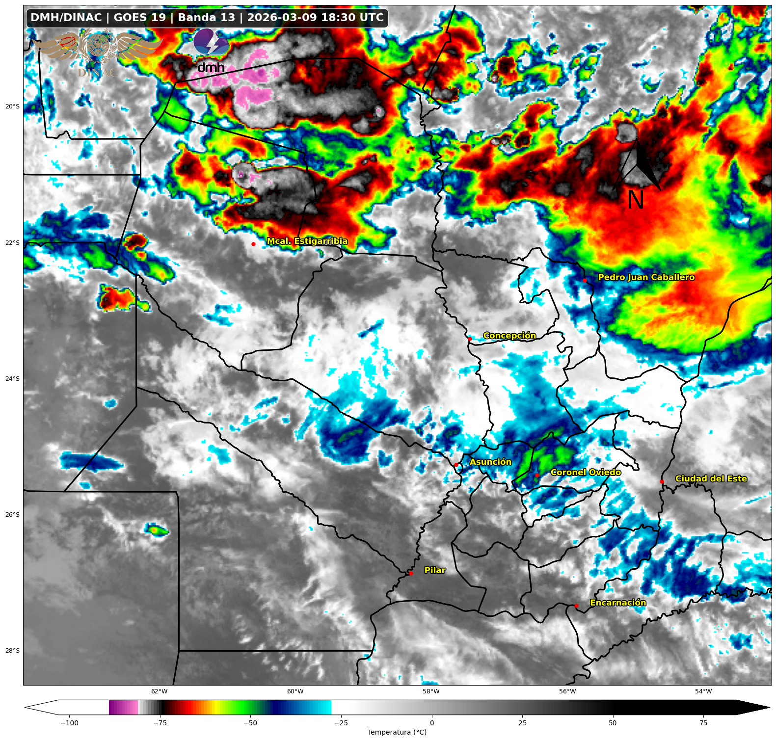 Imagen Satelital GOES-16