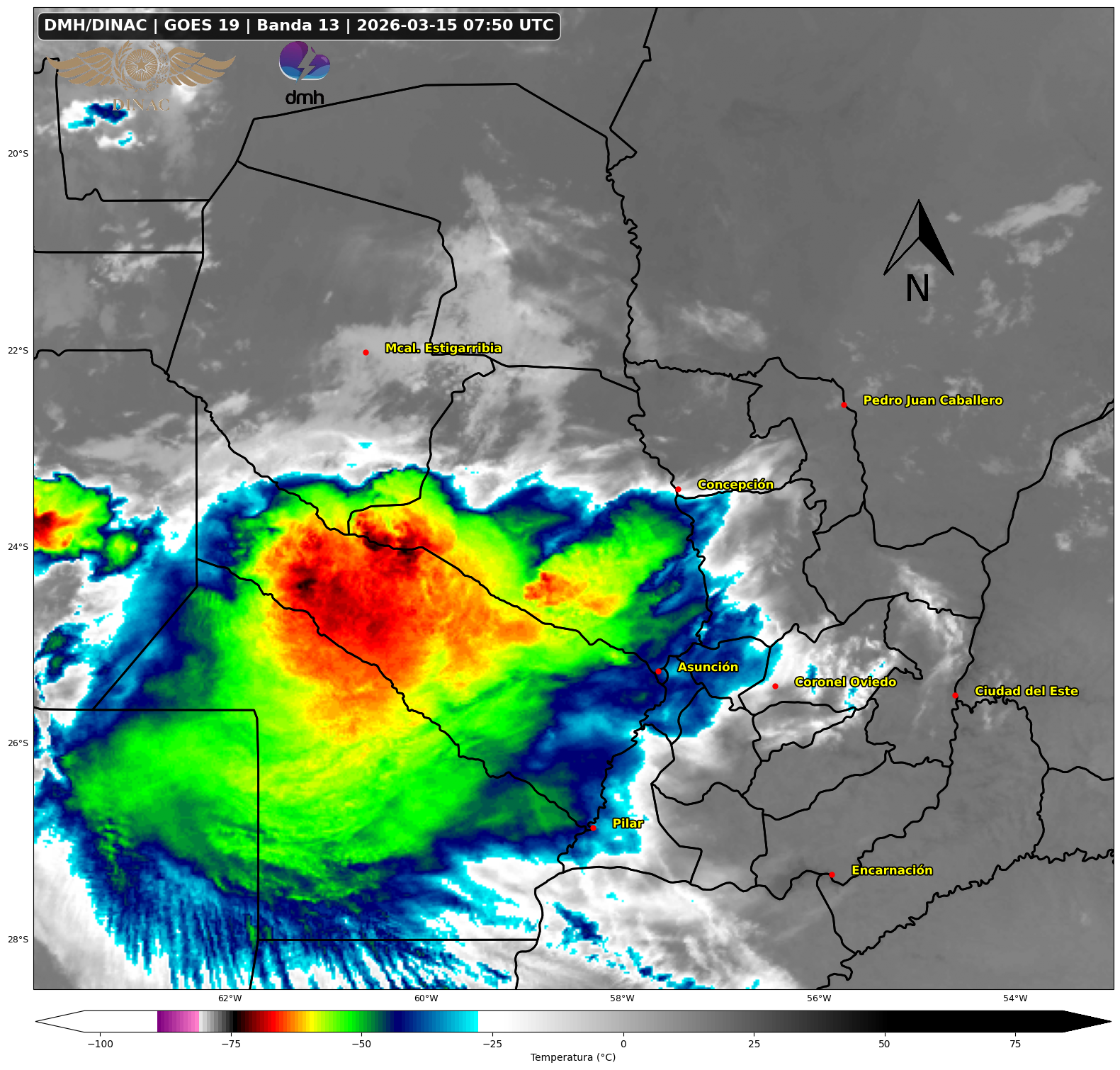 Imagen Satelital GOES-16