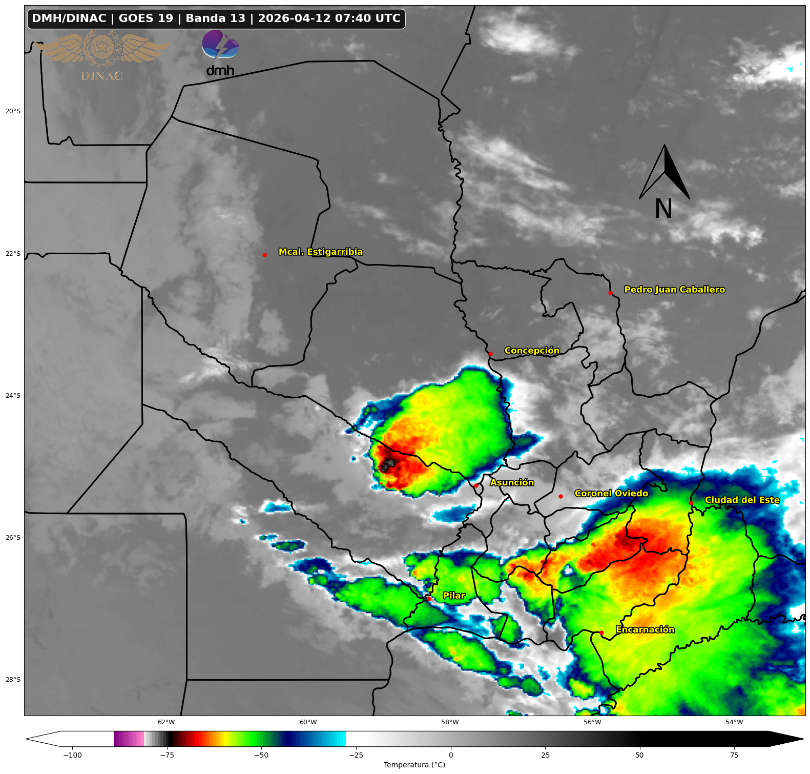 Imagen Satelital GOES-16