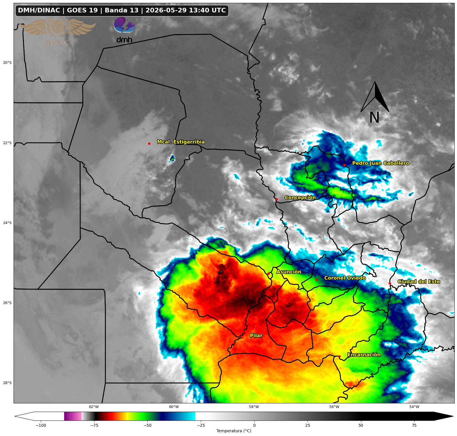 Imagen Satelital GOES-16