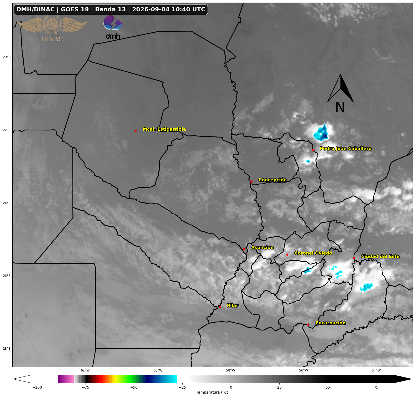 Imagen Satelital GOES-16
