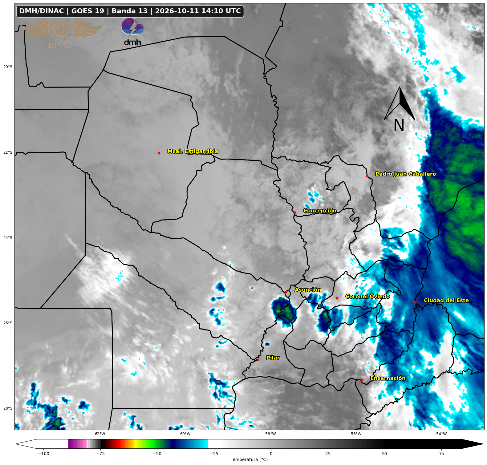 Imagen Satelital GOES-16